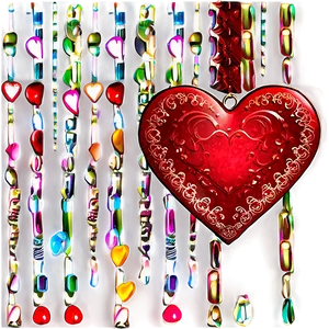 Red Valentine Heart PNG 6