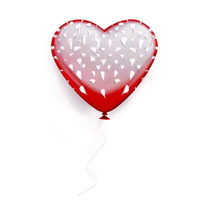Red Valentines Balloon Png Mmi64 PNG image