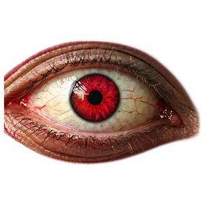 Red Veined Eyes Png 7 PNG image