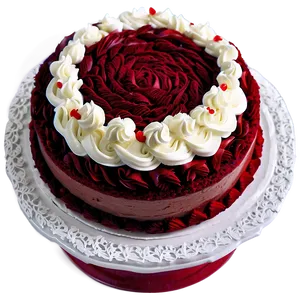 Red Velvet Cake Decoration Ideas PNG Xpa