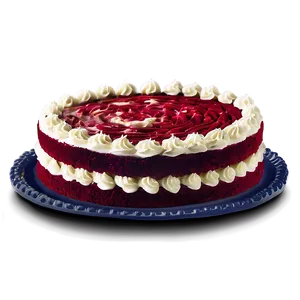 Red Velvet Cake For Christmas PNG 06292024