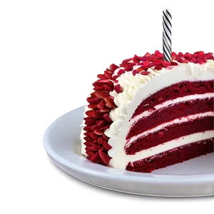 Red Velvet Cake Slice Png For PNG image