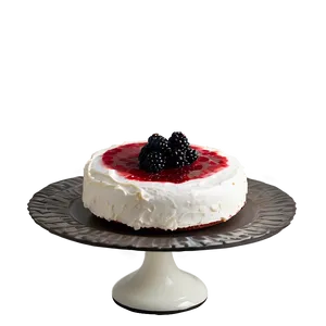 Red Velvet Cake With Blackberry Compote PNG 8 PNG