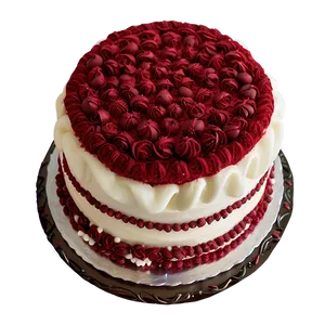 Red Velvet Cake With Ganache Filling PNG Orf94 PNG