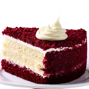 Red Velvet Cake With Mascarpone Cream PNG 70