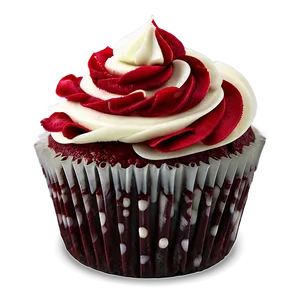 Red Velvet Cupcake PNG Tay