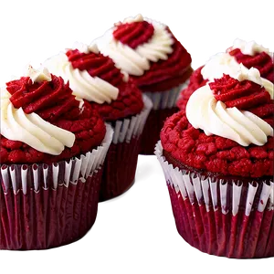 Red Velvet Cupcakes Png 06112024 PNG image