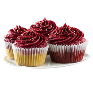Red Velvet Cupcakes PNG 06292024 PNG