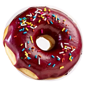 Red Velvet Donut PNG Osy85