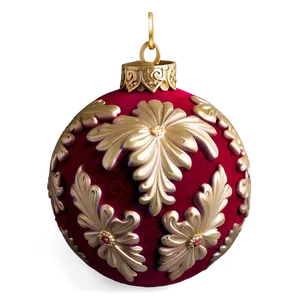 Red Velvet Ornament PNG Jey PNG