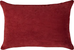 Red Velvet Rectangular Pillow PNG image