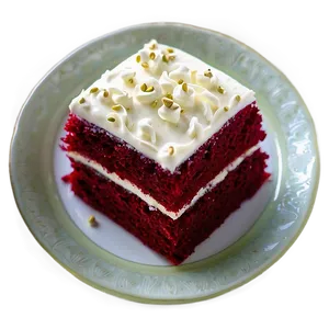 Red Velvet Sheet Cake PNG 06292024