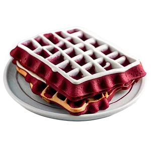 Red Velvet Waffle PNG Suu18 PNG