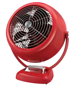 Red Vintage Style Vornado Fan