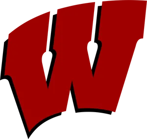 Red W Football Logo PNG