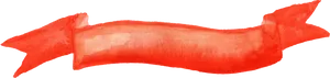 Red Watercolor Banner Graphic