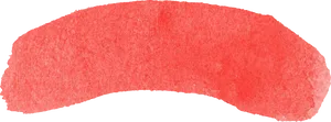 Red Watercolor Brush Stroke PNG image