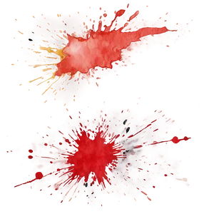 Red Watercolor Splash PNG 52 PNG