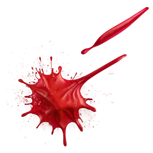 Red Watercolor Splash PNG Wao PNG