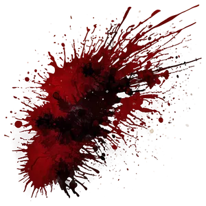 Red Watercolor Splatter Art PNG Dde57 PNG