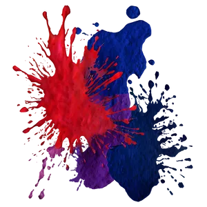 Red Watercolor Splatter Art PNG Ric PNG