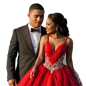 Red Wedding Dresses PNG 49