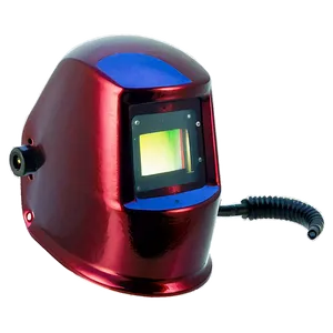 Red Welding Helmet PNG 61