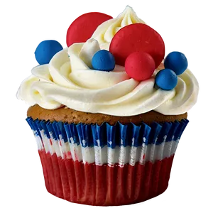 Red, White, And Blue Cupcakes Png 39 PNG image