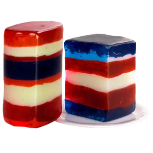 Red White And Blue Jello Salute PNG 06132024