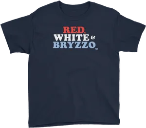 Red White Bryzzo Shirt PNG image