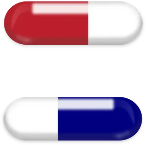 Red Whiteand Blue Capsules
