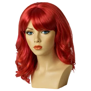 Red Wig Png Req22 PNG image