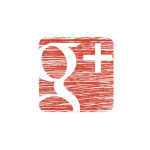 Red Wooden Texture Google Plus Icon