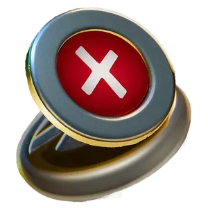 Red X Button Png 06122024 PNG image