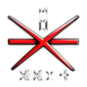 Red X Confirmation Error PNG Lrb
