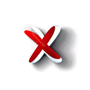 Red X For Web Design PNG Vnf PNG