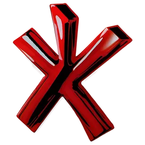 Red X Mark D PNG image