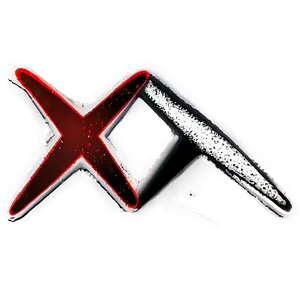 Red X Removal Mark PNG 06262024