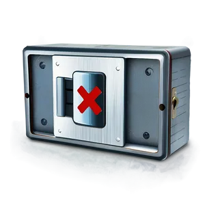 Red X Security Risk PNG Mre PNG