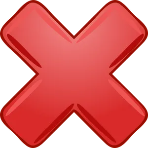 Red X Symbol PNG image
