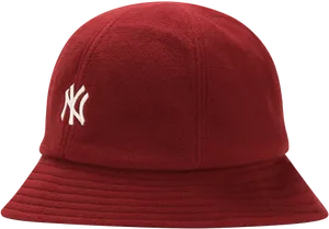 Red Yankees Bucket Hat PNG