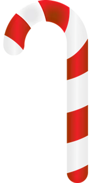 Redand Black Candy Cane