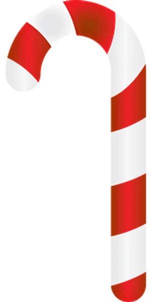 Redand Black Candy Cane PNG image