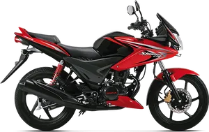 Redand Black Honda Motorcycle