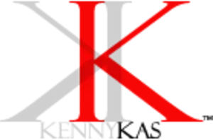 Redand Black Kenny Kas Logo PNG image