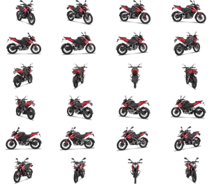 Redand Black Pulsar Motorcycles Pattern PNG image