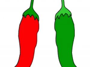 Redand Green Chili Peppers PNG