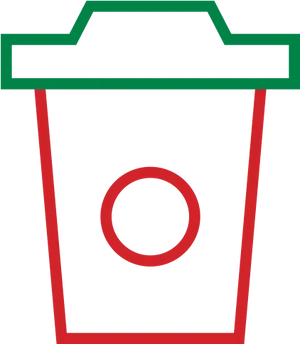 Redand Green Gift Icon PNG