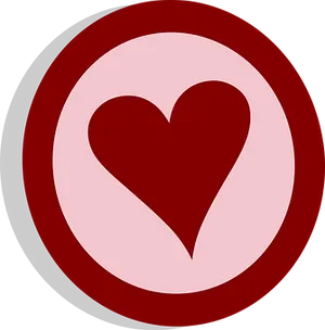 Redand Pink Heart Icon