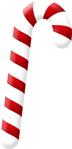 Redand White Candy Cane